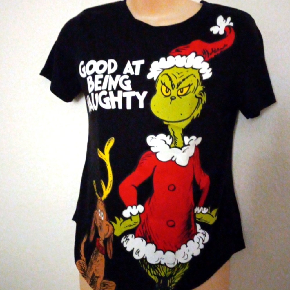 The Grinch Teen (Size 3-5) Santa Tee Shirt